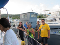 A grand send off from friends and relations on Saipan