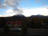 View from our lodgings in Silverthorne